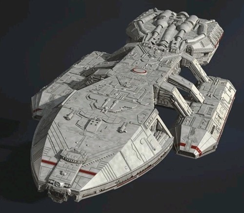 Classic battlestar galactica - battlestar,